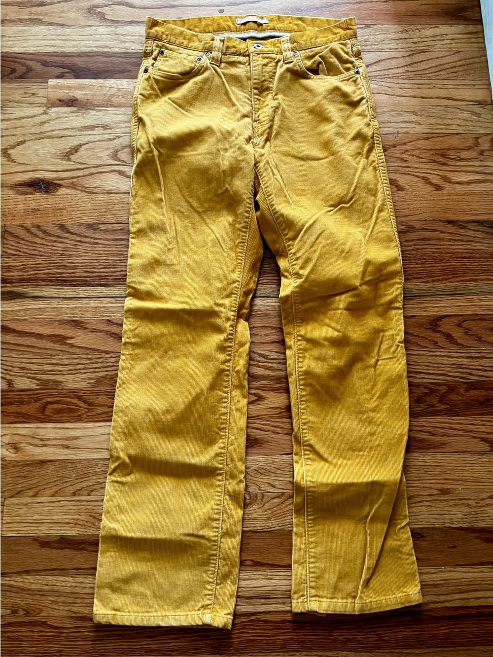 L.L. Bean Men's Mustard Yellow Chino Pants